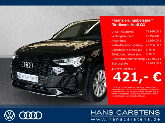 Audi Q3 Sportback 35 TFSI S line S-tronic Navi Rückfahrkam.