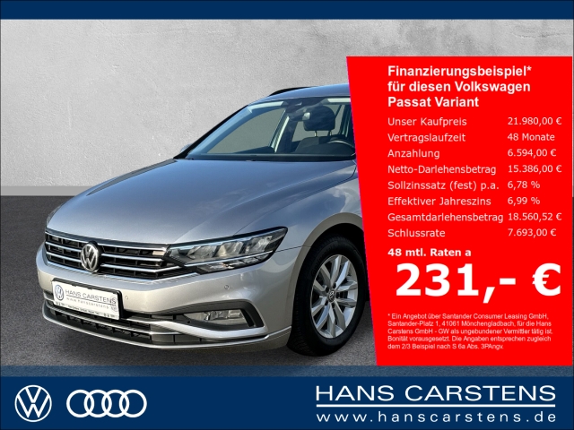 Volkswagen Passat Variant 2,0 TDI Business DSG AHK Navi