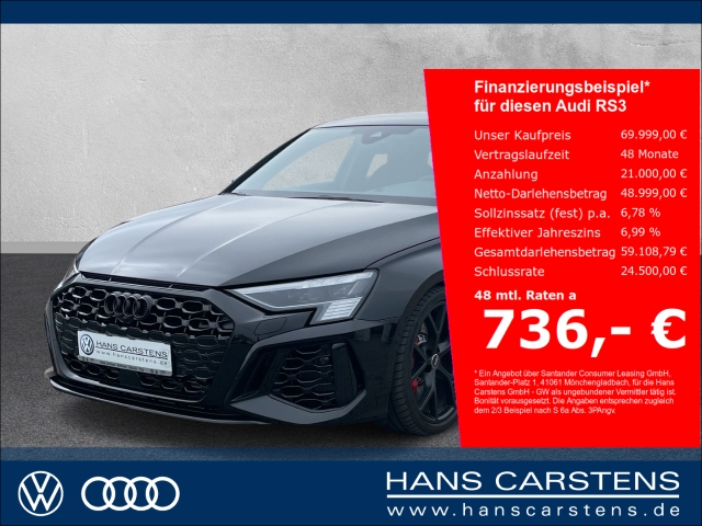 Audi RS3 Sportback 2.5 TFSI quattro S tronic Pano Leder